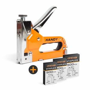 Kézi tűzőgép szett - tűzőgép + 3 féle kapocs    Handy 10442 - Image 2