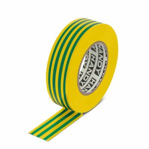 Szigetelőszalag - 19 mm · 20 m - zöld / sárga    Handy 11097X - Image 2