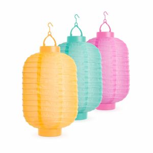 Szolár lampion - 3 színben - hidegfehér LED - 21 cm    Garden of Eden 11399G - Image 2