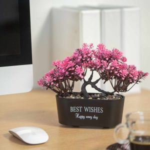 Műnövény dekoráció - bonsai - 19 x 13 cm - 4 féle    Vog und Arths 11825 - Image 2