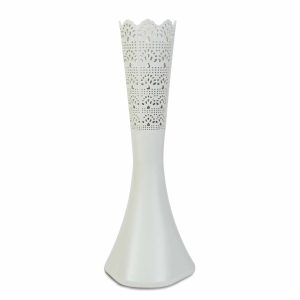 Váza - lézervágott - fehér - 40 cm    Vog und Arths 11876 - Image 2