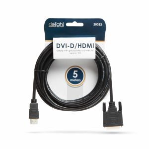 DVI-D / HDMI kábel • 5 m    Nexus 20382 - Image 2