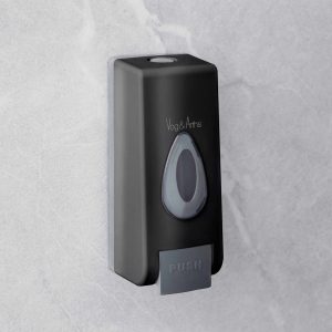 Szappanadagoló - kézzel működtethető - 350 ml - fali - fekete    Vog und Arths 51119C - Image 2