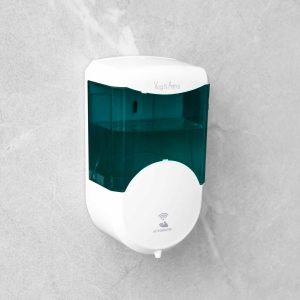 Szenzoros szappanadagoló - 600 ml - fali - elemes - füst színű    Vog und Arths 51120B - Image 2