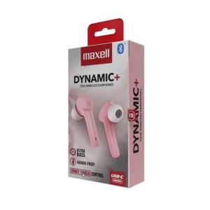 Maxell BT Dynamic+TWS fülhallgató - rózsaszín    Maxell 52043PK - Image 2