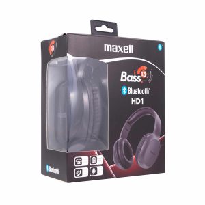 Maxell BT BASS13 HD1 fejhallgató - fekete    Maxell 52044BK - Image 2