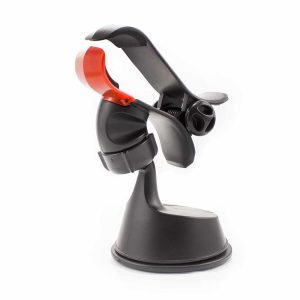 Telefontartó - csipeszes, tapadókorongos - 105 mm, fekete    Carguard 54947 - Image 2