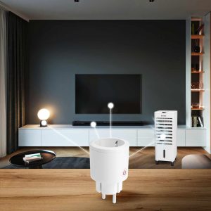 Smart konnektor - fogyasztásmérővel - Amazon Alexa, Google Home, Siri, IFTTT kompatibilitás    Delight 55359B - Image 2