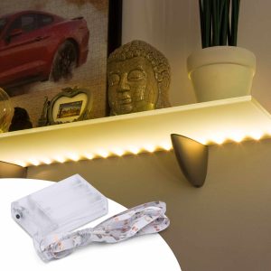 LED szalag - melegfehér - 1 m - 3 x AA elemes    Family 55884 - Image 2
