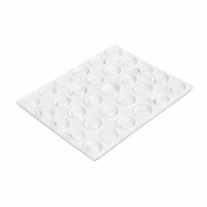 Ajtóütköző szett - öntapadós, átlátszó - 8 mm - 30 db / csomag    Family 56189 - Image 2
