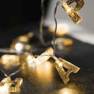 Születésnapi LED-es fényfüzér - "Happy Birthday" - 13 LED - 2 x AA - 2 m    Family 56529B - Image 2