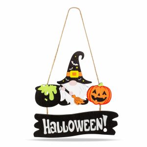Halloween-i dekor fából - manó - akasztható - 24 x 15 cm    Family 56553 - Image 2