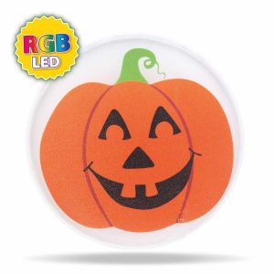 Halloween-i LED dekoráció - RGB LED - tök - öntapadós - 12 x 4 cm    Family 56564 - Image 2
