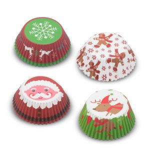 Muffin papír szett - karácsonyi - 100 db / csomag    Family 57168X - Image 2