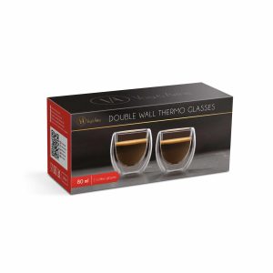 Duplafalú üveg csésze - 80 ml - 2 db / csomag    Vog und Arths 57176H - Image 2