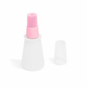 Szilikon olajozó ecset - 60 ml - rózsaszín    Family 57518PK - Image 2
