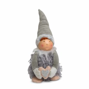Karácsonyi baba - fiú / lány - 38 cm - 2 féle    Family 58360 - Image 2