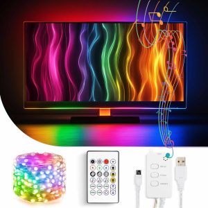 Smart TV fényfüzér - USB - 30 RGB LED - 3 m - Bluetooth     58387 - Image 2