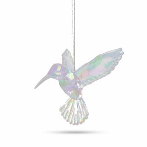 Karácsonyi dísz - irizáló, akril kolibri - 95 x 100 x 65 mm    Family 58521 - Image 2