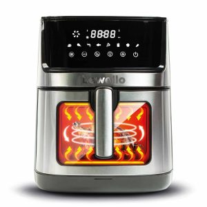 Olaj nélküli fritőz - XXL - alul-felül fűtőszálas - 230V - 7,5L    Bewello BW1002C - Image 2