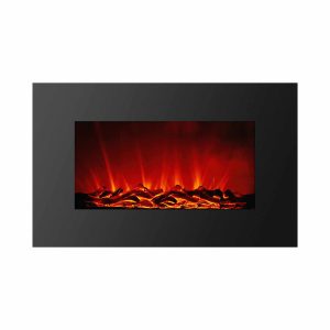 Elektromos fali kandalló - hősugárzó + LED - 91 x 15 x 56 cm    Bewello BW2022 - Image 2
