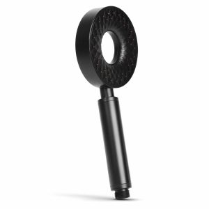 Ergonomikus zuhanyfej - 3 funkcióval - matt fekete    Bewello BW3013 - Image 2