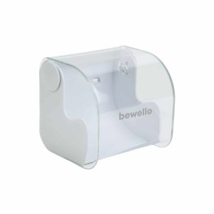 WC-papír tartó - fehér - 145 x 130 x 123 mm - fehér    Bewello BW3019 - Image 2