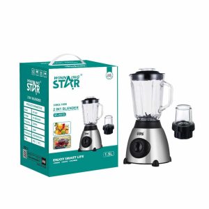 WinningStar - 2 az 1-ben turmixgép - 1,5 L - 5 sebesség - 350 W    WinningStar DA00475 - Image 2