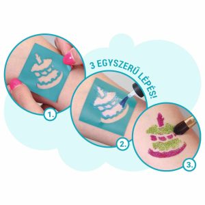 Boldog Születésnapot csillámtetoválás szett    Tytoo TY50181 - Image 2