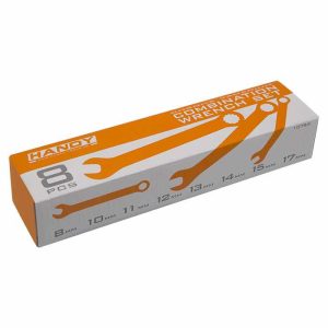 8 db-os kombinált csillag-villáskulcs készlet felakasztható poliészter tárolóval    Handy 10784 - Image 3