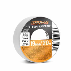 Szigetelőszalag - 19 mm · 20 m - fehér    Handy 11097WH - Image 3
