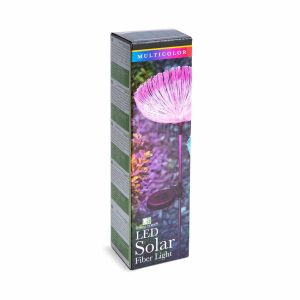 Száloptikás szolár medúza - 80 cm - színes LED    Garden of Eden 11755 - Image 3