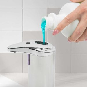 Automata szappanadagoló - 220 ml - álló - elemes - króm    Vog und Arths 51122A - Image 3