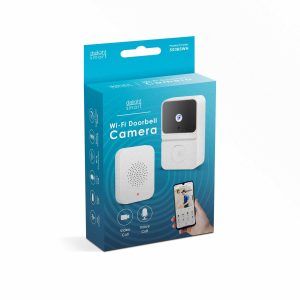 Smart videó kaputelefon szett - Wi-Fi-s, akkumulátoros - HD - fehér    Delight 55385WH - Image 3