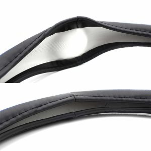 Kormányvédő - 38 cm - HVA004 - csúszásmentes - kék / fekete    Carguard 55757BL - Image 3