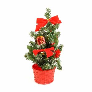 Műfenyő - mini - díszített - 4 szín - 30 cm    Family 58007 - Image 3