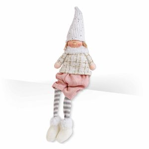Baba dekoráció - lábbal - 46 cm - 2 féle    Family 58378 - Image 3
