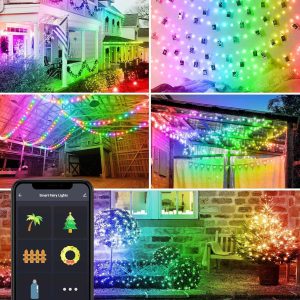 Smart fényfüzér - USB - 66 RGB LED - 10 m - Bluetooth    Phenom 58382B - Image 3