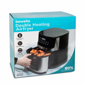 Olaj nélküli fritőz - XXL - alul-felül fűtőszálas - 230V - 7,5L    Bewello BW1002C - Image 3