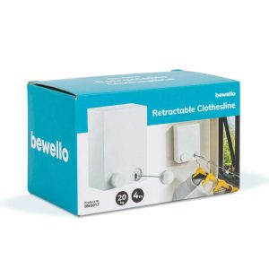 Kihúzható fali ruhaszárító kötél - 4,2 m    Bewello BW3017 - Image 3