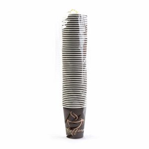 Papírpohár - 180 ml - fekete     PP-BK-180 - Image 3