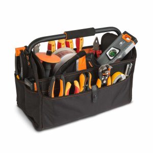 Nyitott szerszámos táska fém fogantyúval - 420 x 220 x 310 mm    Handy 10228 - Image 4