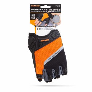 Munkavédelmi kesztyű - "M" - Habosított tenyér, ujj nélküli    Handy 11144M - Image 4