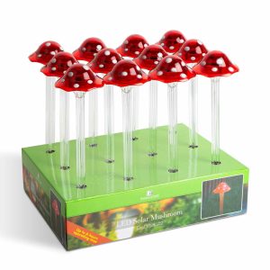 Leszúrható szolár gomba - 33,5 cm - 1 hidegfehér LED    Garden of Eden 11765 - Image 4