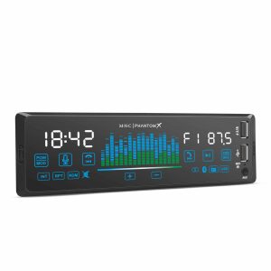 Fejegység "PhantomX" - 1 DIN - 4 x 50 W - gesztusvezérlés - BT - MP3 - AUX - USB    MNC 39752 - Image 4