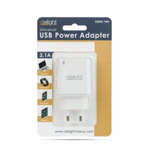 USB Hálózati adapter    Delight 55045-1WH - Image 4
