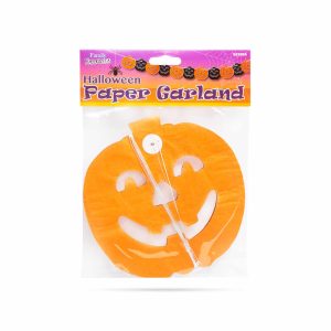 Halloween-i papír girland - tök - 3 m    Family 56509A - Image 4
