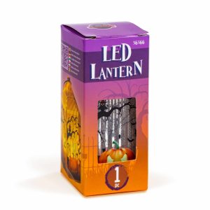Halloween-i LED lámpás - tök - narancs LED - 2 x LR44 - 4 x 4 x 9,5 cm    Family 56566 - Image 4
