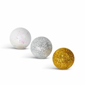 Karácsonyi gömb dísz - glitteres, polifoam golyók - 20 mm - 2 féle - 17 g / csomag    Family 58644 - Image 4