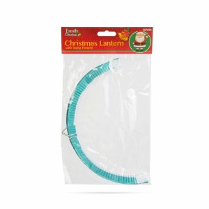 Karácsonyi lampion - Mikulás mintával - 25 cm    Family 58765A - Image 4